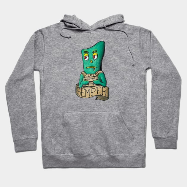 gumby 7f Hoodie by Arya Alliem